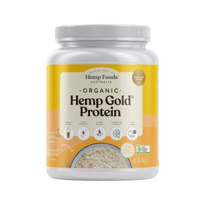 Hemp Foods Australia Organic Hemp Gold Protein 1.5kg